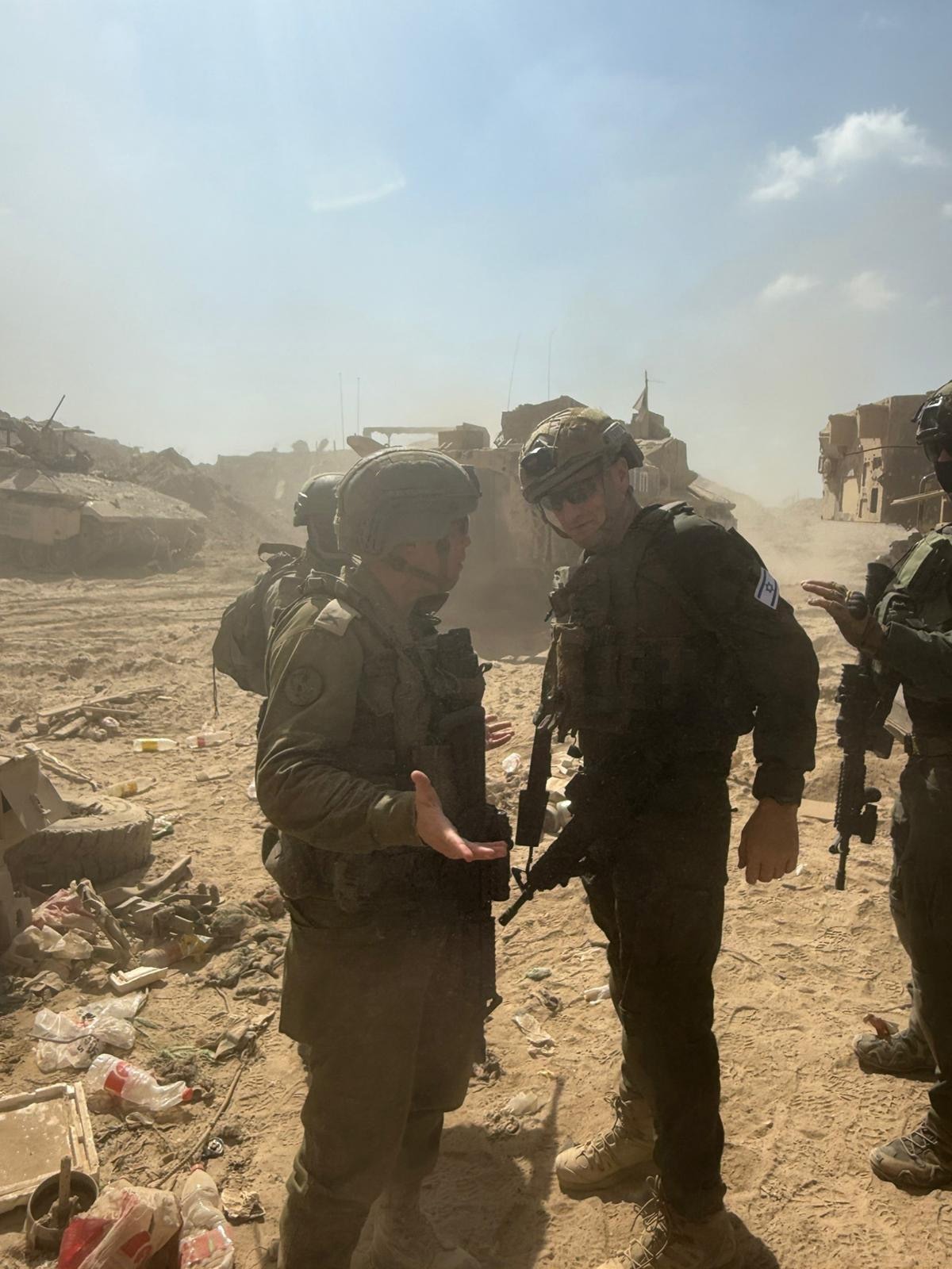מפקד חיל האוויר נכנס לעזה | 