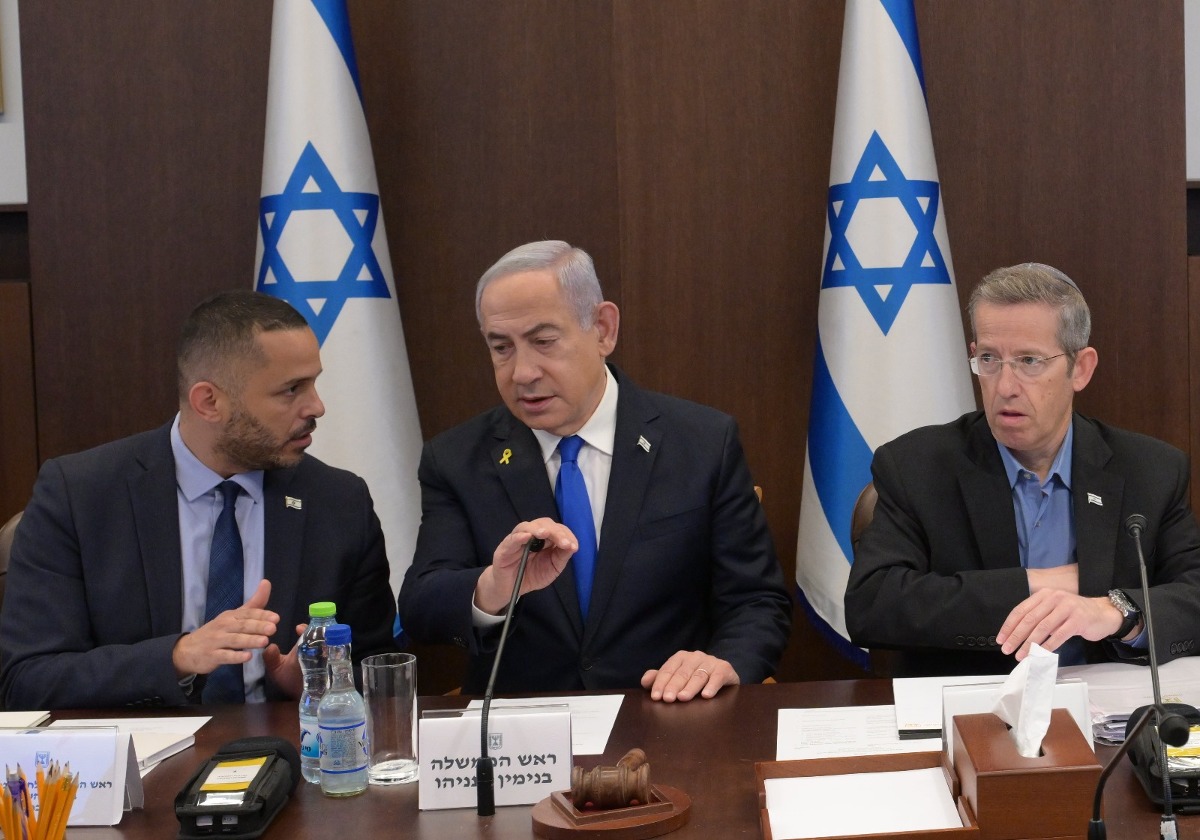 נתניהו במהלך הדיון |