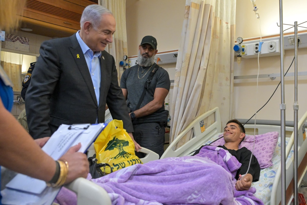 ראש הממשלה בביקור אצל החיילים הפצועים | 