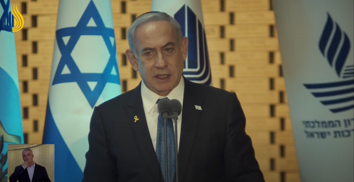 ראש הממשלה במהלך הטקס | 