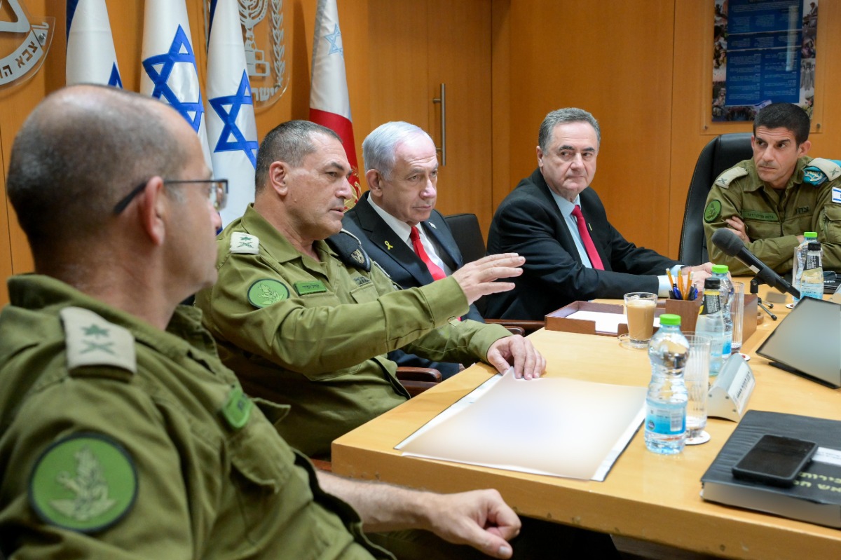 ראש הממשלה נתניהו עם הרמטכ"ל ושר הביטחון | 