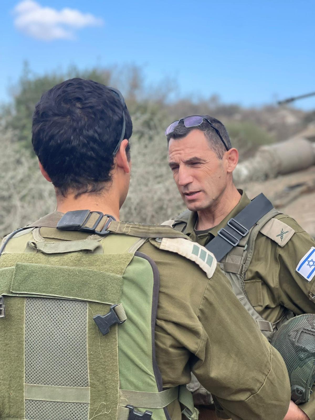 ראש המנהל האזרחי תת אלוף הישאם אבראהים | 