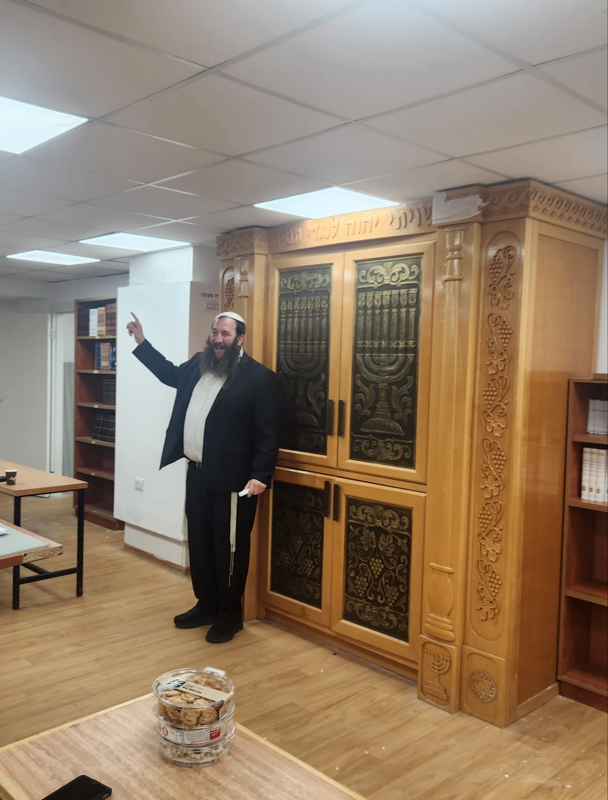 הרב פרץ איינהורן, יו"ר ארגון צל"ש, בנאומו המרגש ביום הפתיחה