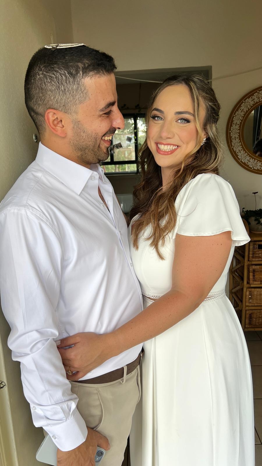 שפרה סלוטקי בשמלת כלה