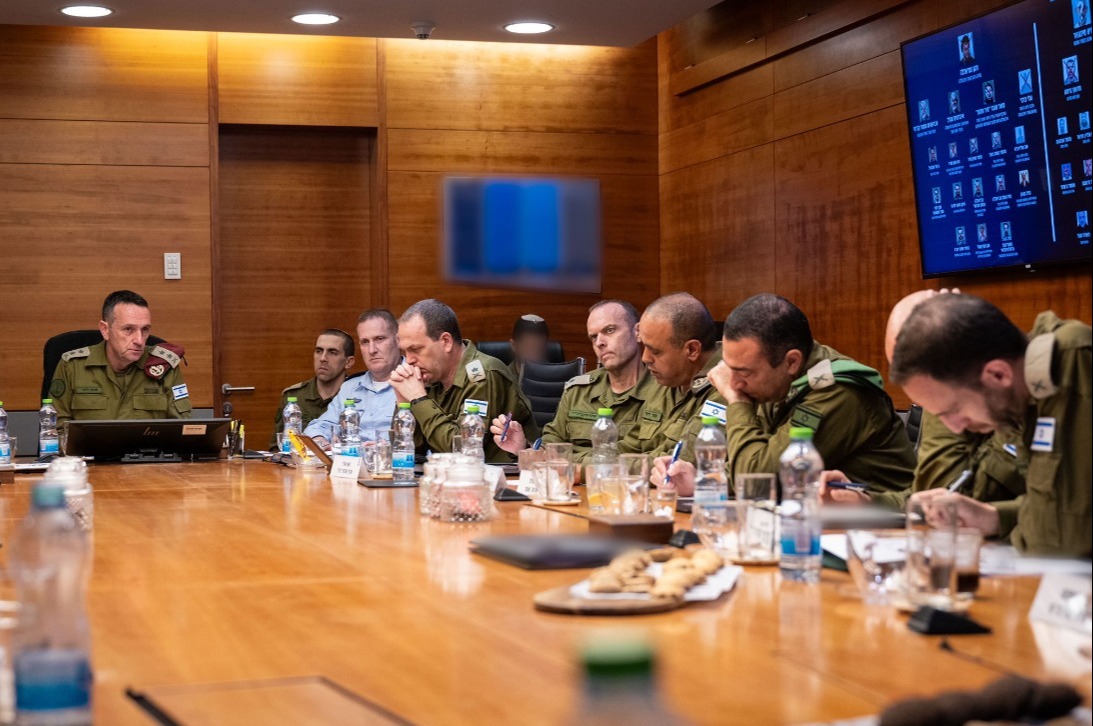 בכירי צה"ל בהערכת מצב
