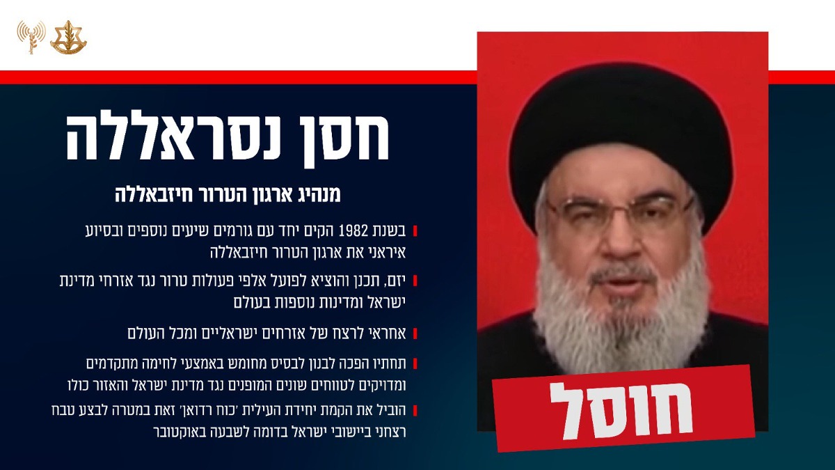 חסן נסראללה חוסל |