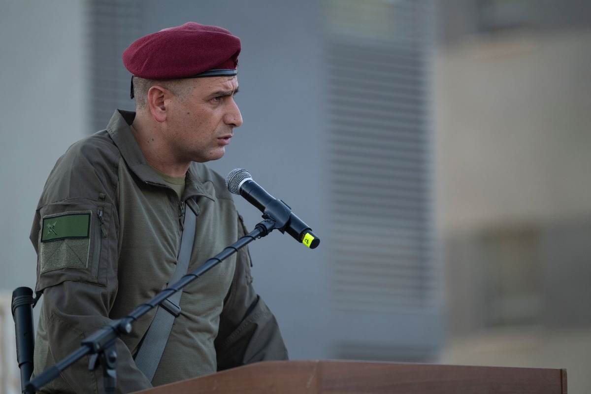 מפקד האוגדה הנכנס תא"ל גיא לוי
