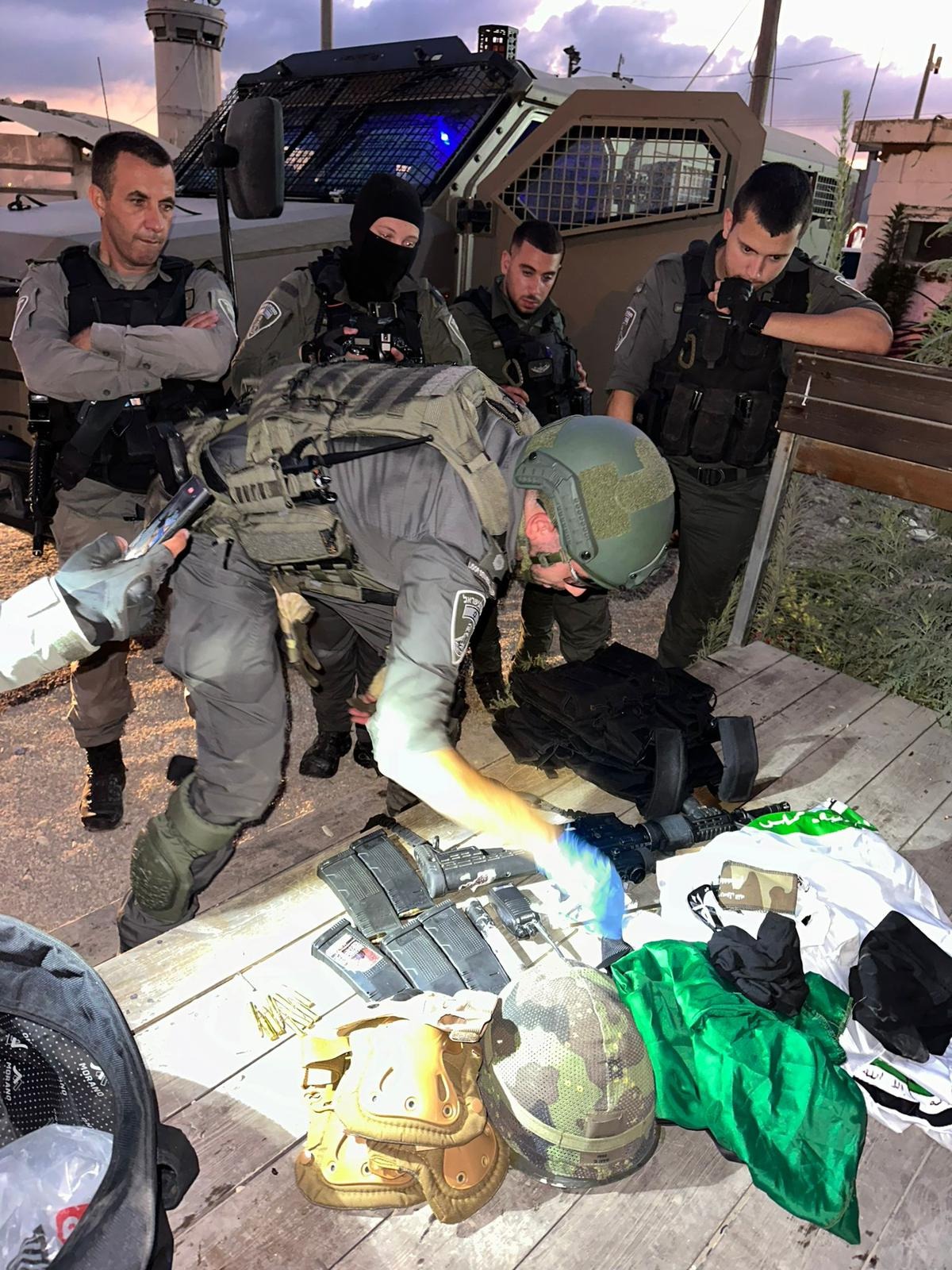 פעילות שוטרי מג"ב בשומרון