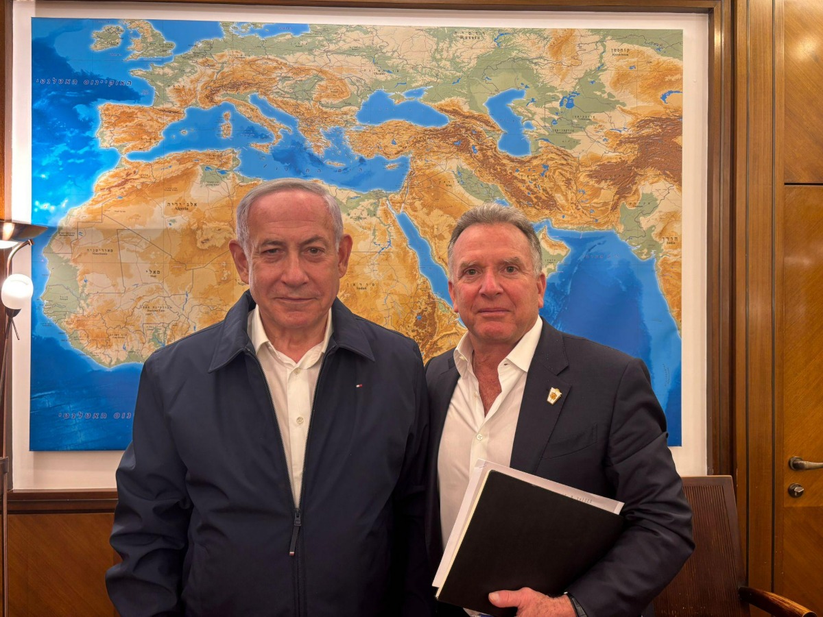  נתניהו בעת פגישתו עם סטיב ויטקוף