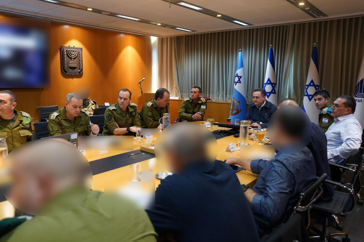 הערכת מצב בטחונית עם שר הביטחון כ"ץ