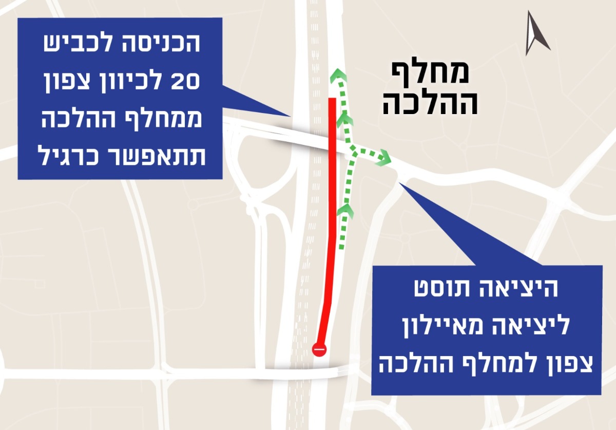 חסימות כבישים
