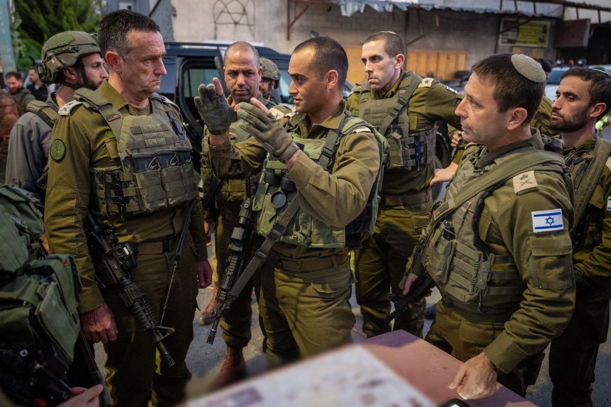 הרמטכ"ל בזירת האירוע