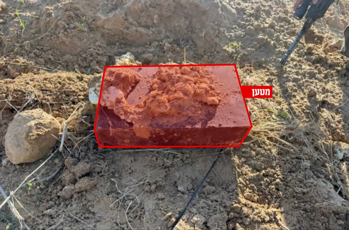 לבנת החבלה שנתפסה ברצועה