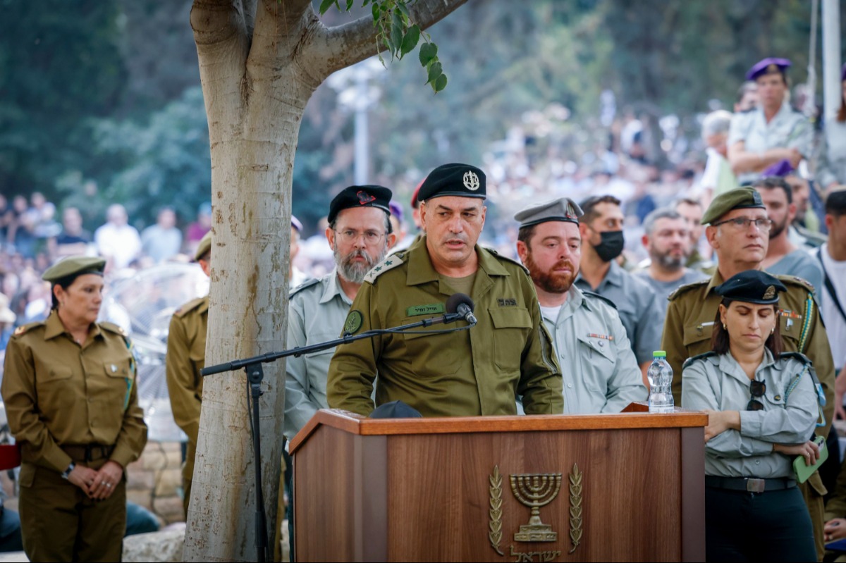 הרמטכ"ל בהלוויה של הדר גולדין