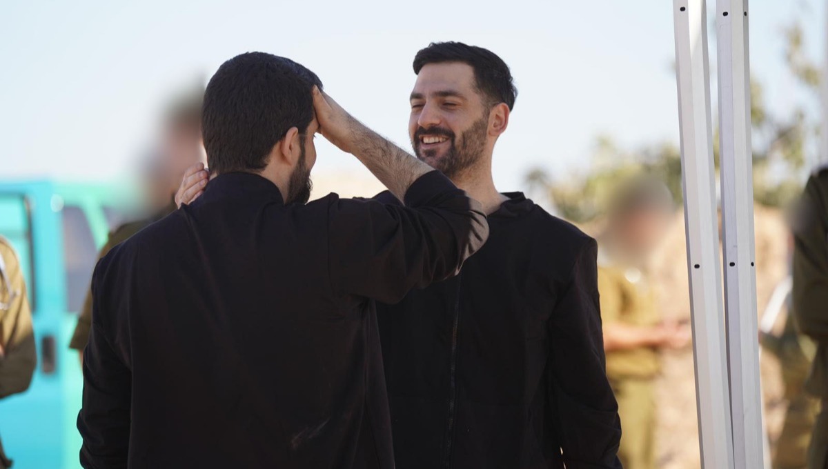 גלי וזיו ברמן בעת הפגישה הראשונה