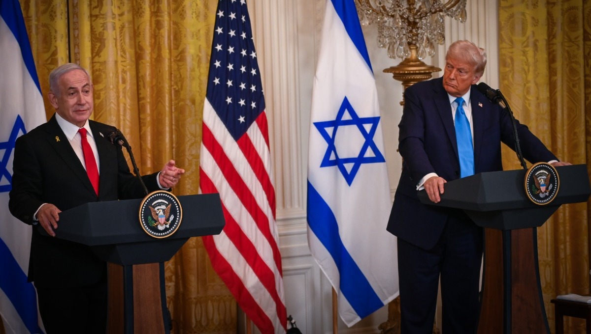 דונלד טראמפ ובנימין נתניהו
