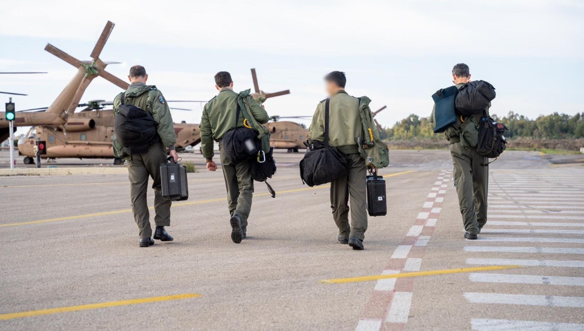 ההכנות להמראת צוותי חיל האוויר לקראת קליטת השבות