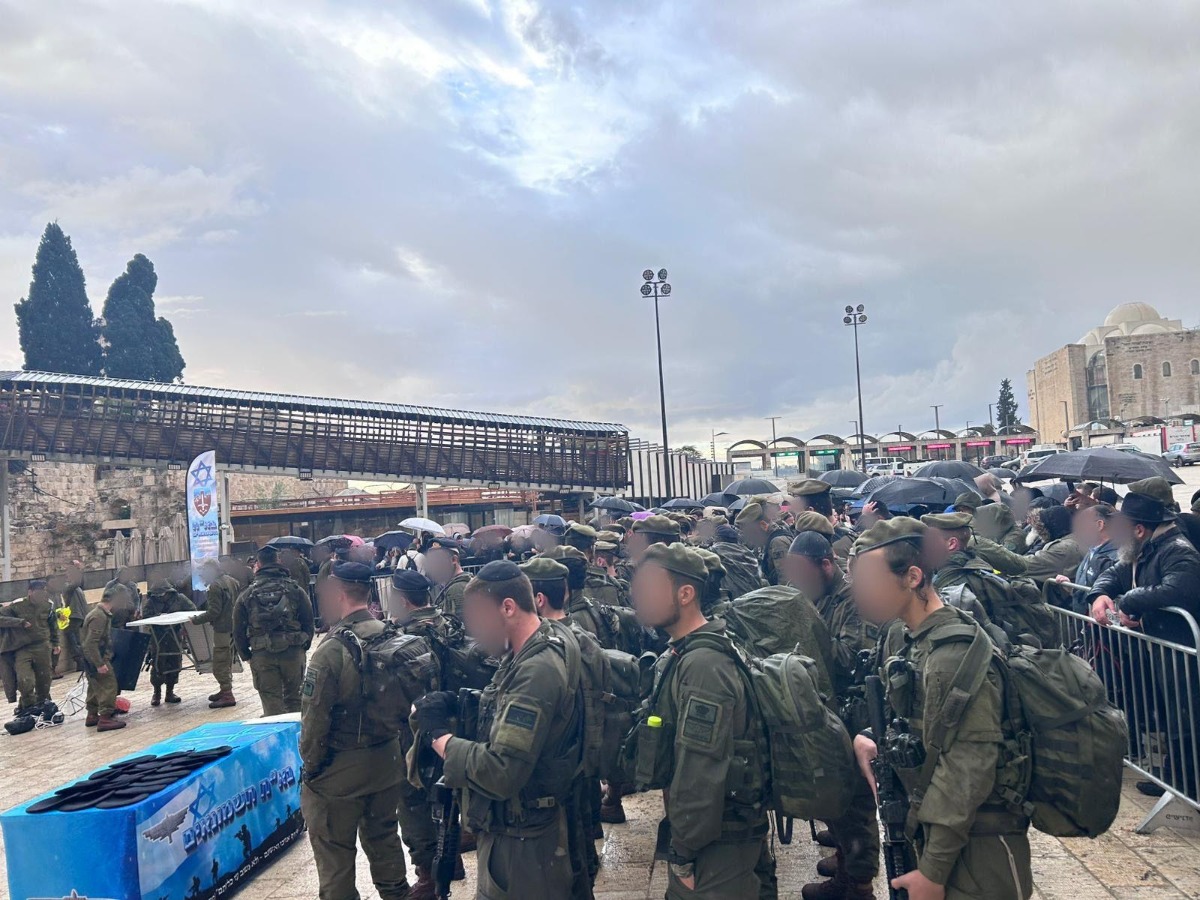 החיילים החרדים בטקס כומתה