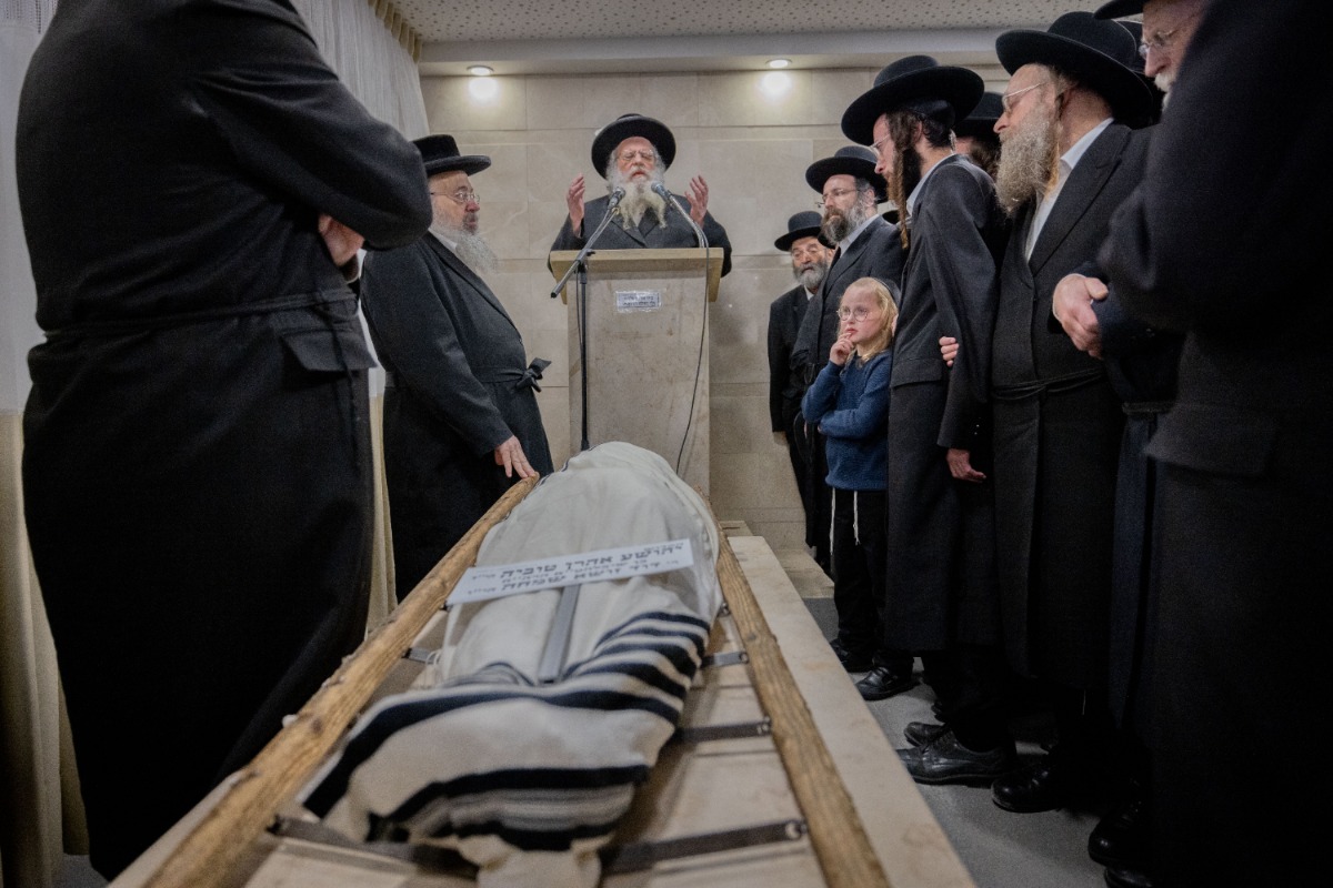 הלוויתו של יהושע אהרן טוביה שמחה