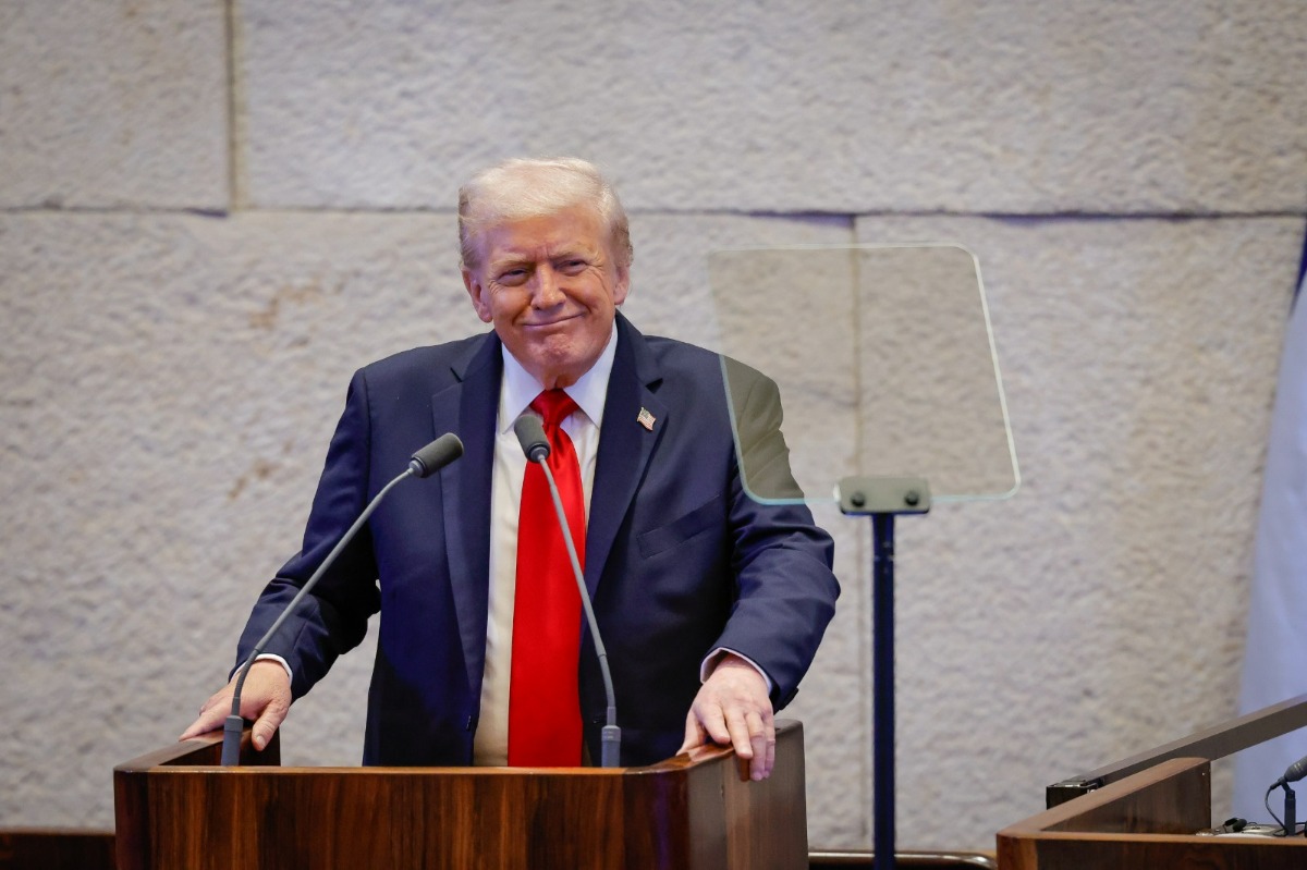 הנשיא טראמפ בכנסת