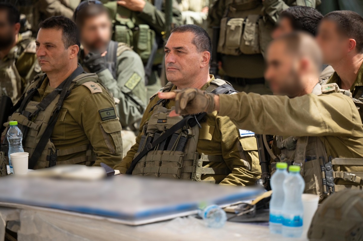 הרמטכ"ל זמיר בעזה, היום,