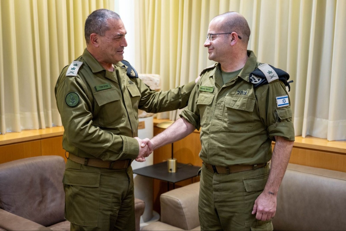 הרמטכ"ל זמיר נפגש עם ראש המוסד הנכנס, רומן גופמן