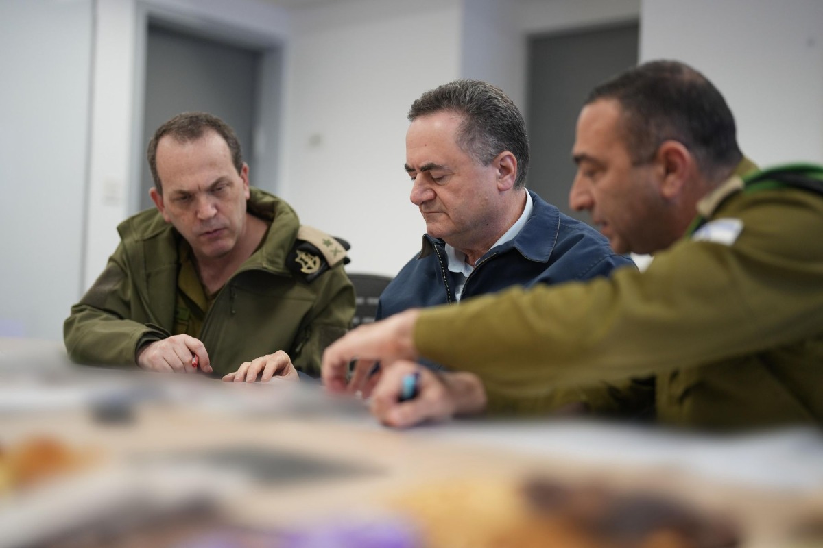 השר ישראל כ"ץ בהתייעצות בטחונית