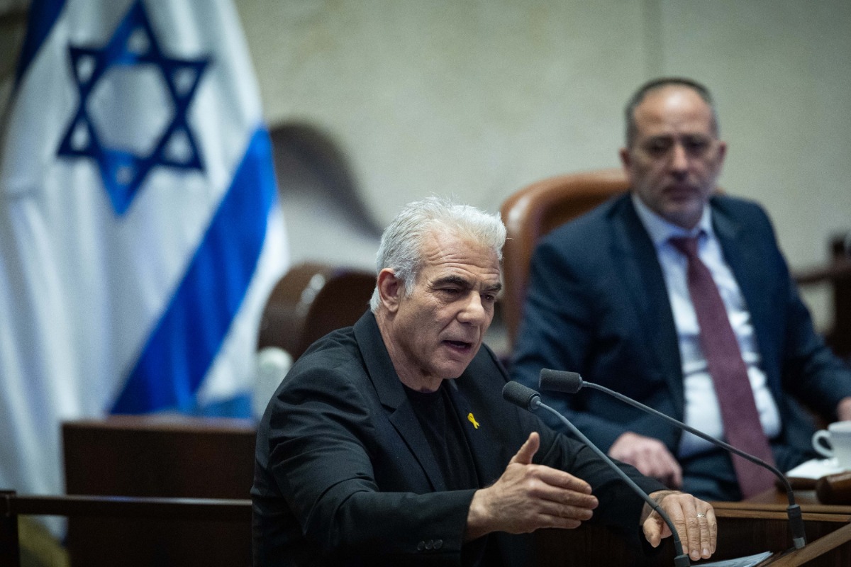 יאיר לפיד במליאה