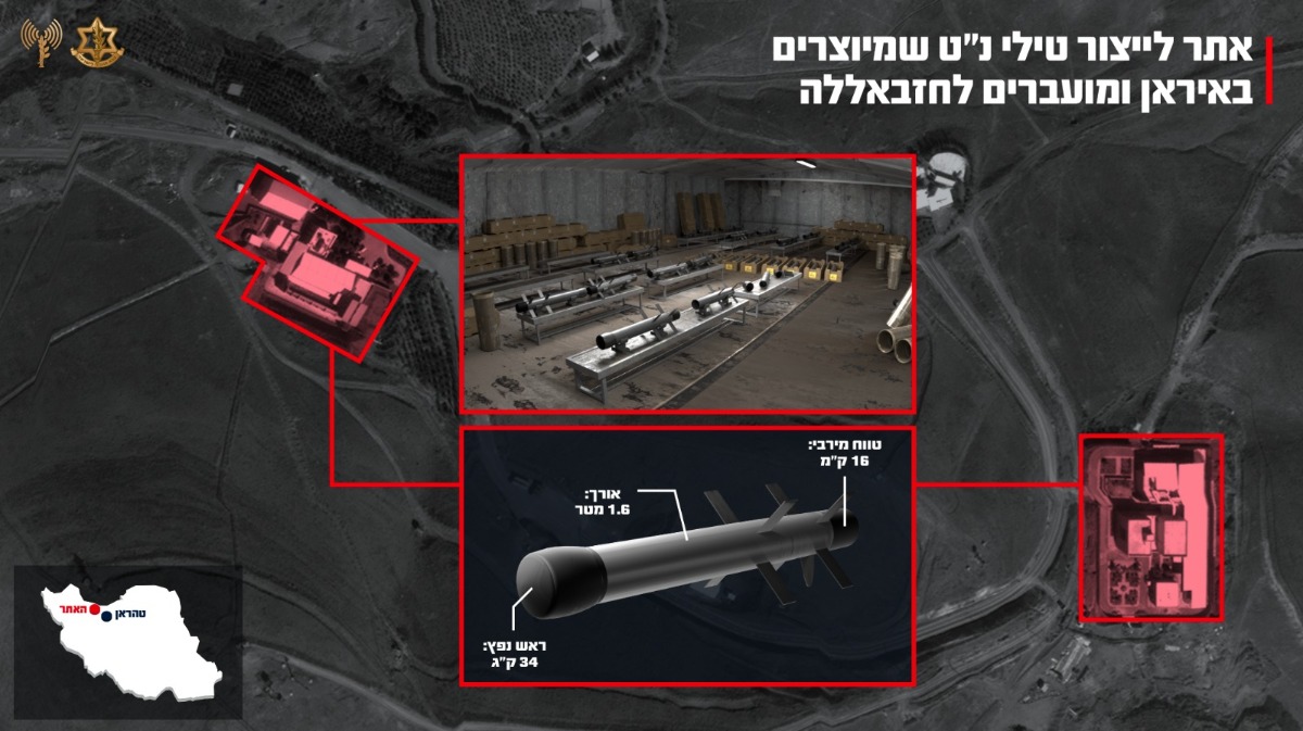 אתר ייצור הטילים שהותקף