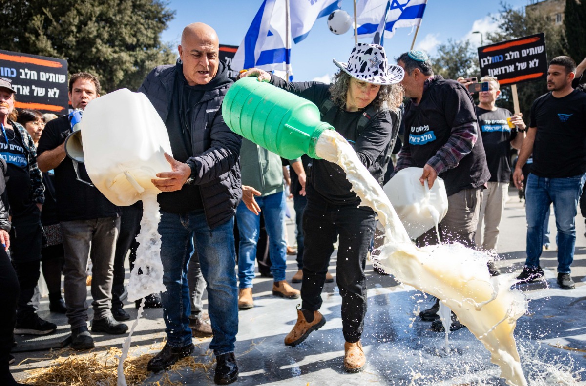 המחאות נגד רפורמת החלב