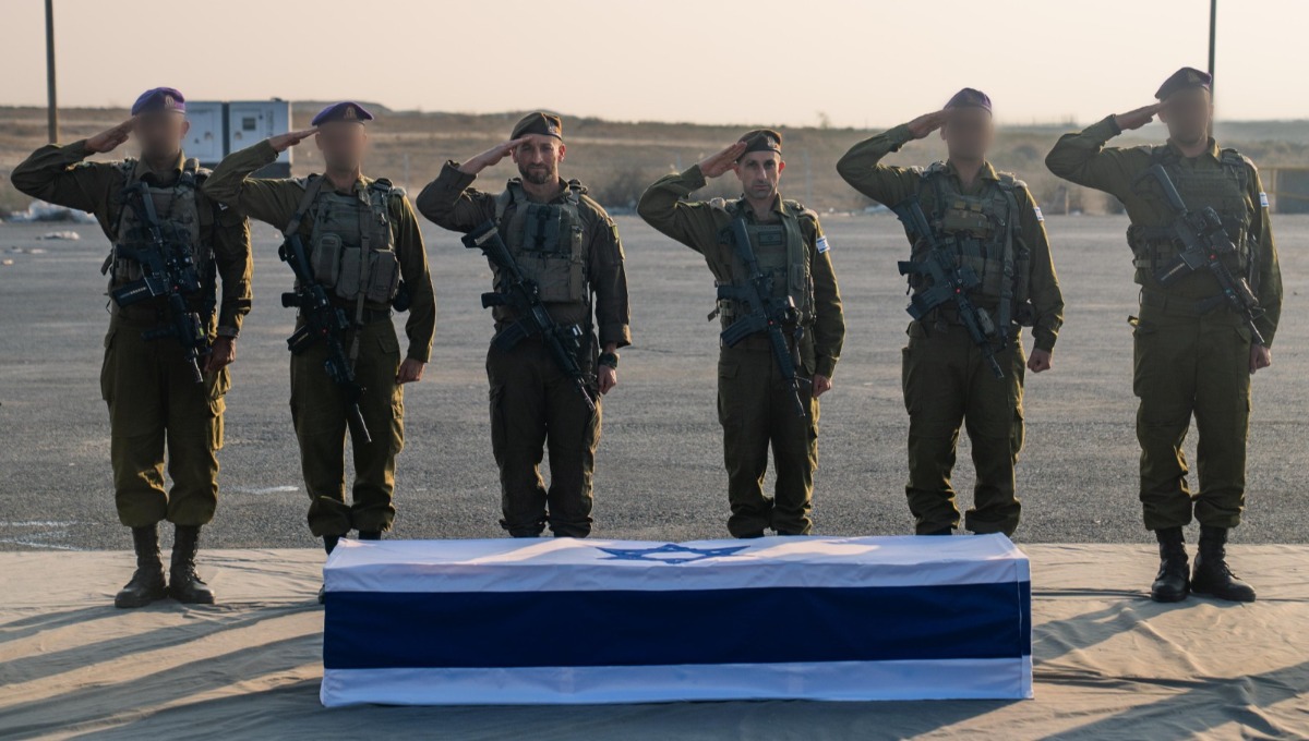 מעמד קבלת הארון של הדר גולדין ז"ל
