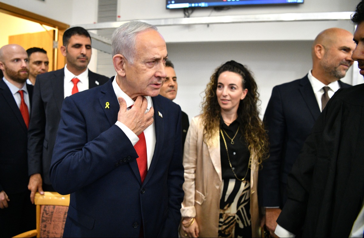 נתניהו במשפטו
