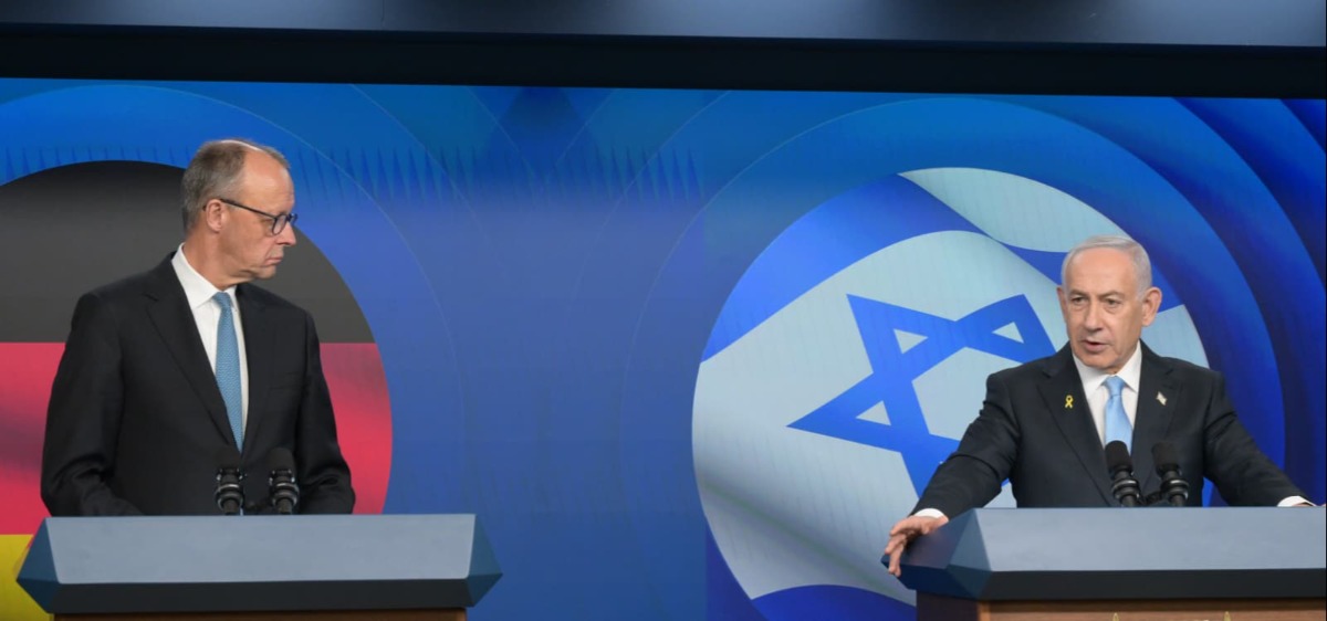 נתניהו וקנצלר גרמניה