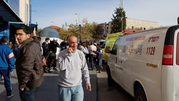 זירת הפיגוע בירושלים