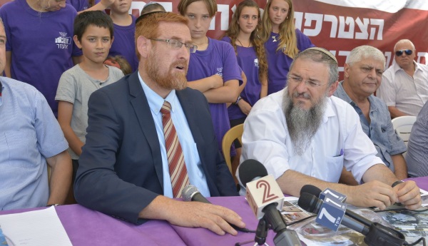 ח"כ גליק במאהל המחאה