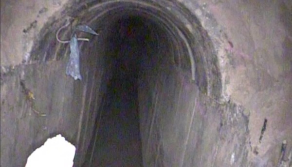 המנהרה שנחשפה