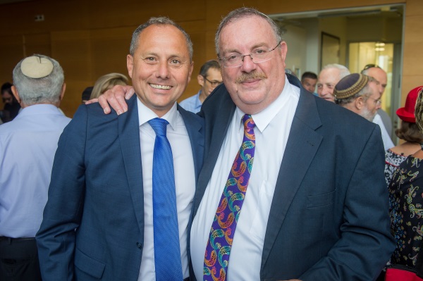 הרב פרופ דניאל הרשקוביץ ושגריר הונגריה אנדור נאג