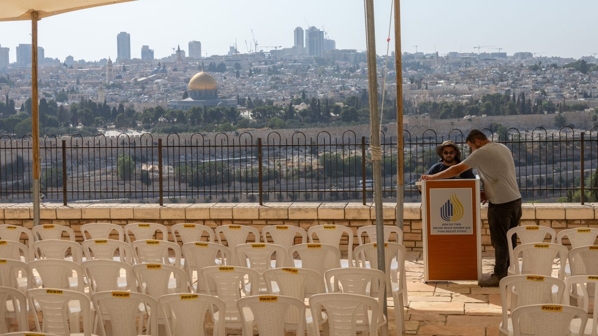 ההכנות להלוויתו של יהודה כ"ץ ז"ל