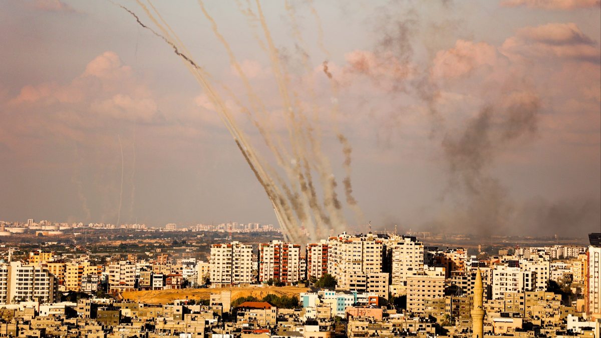 הירי לעבר ישראל בבוקר השבעה באוקטובר