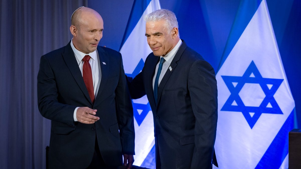 נפתלי בנט ויאיר לפיד, אתמול