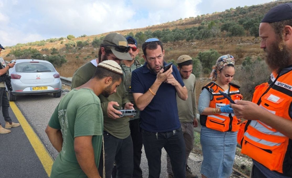 זירת הפיגוע, הבוקר