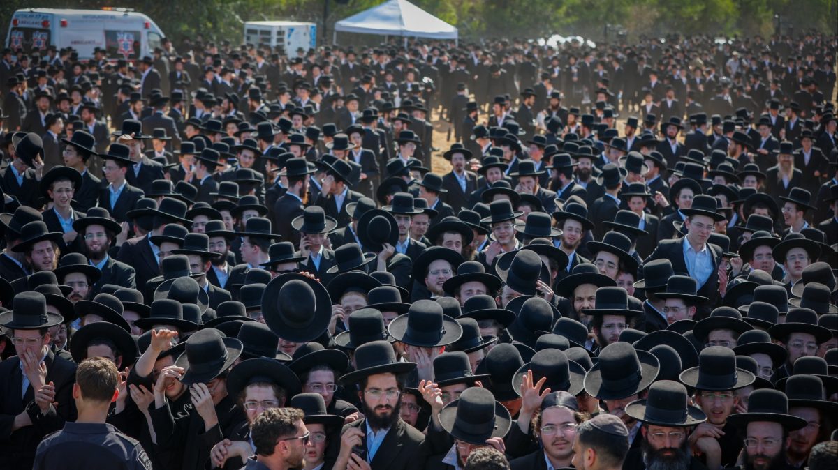 הפגנת החרדים מול כלא 10
