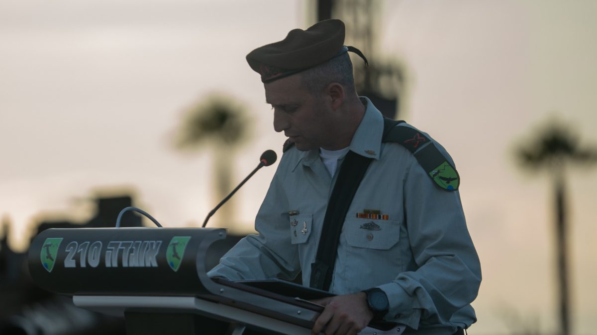 מפקד האוגדה היוצא תא"ל יאיר פלאי