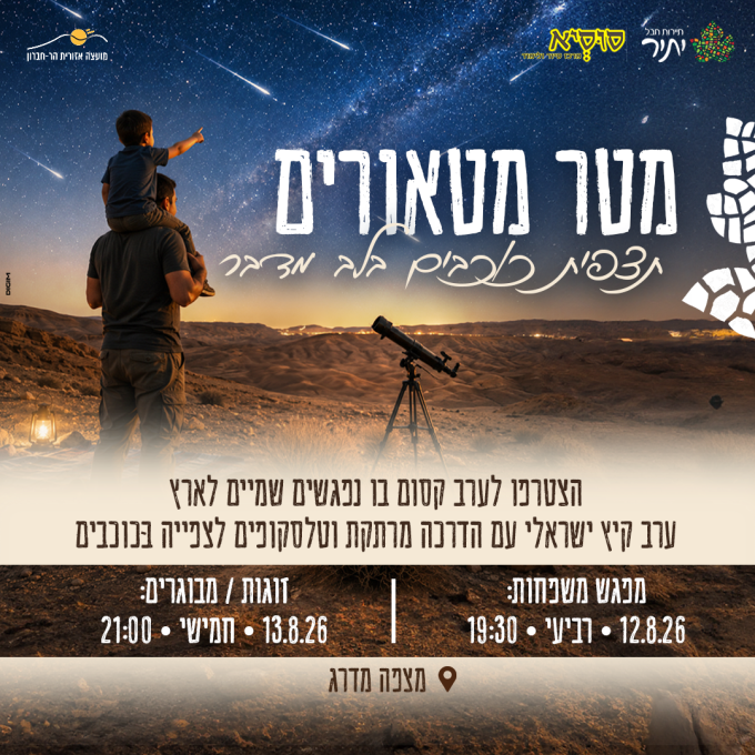 מטר המטאורים - תצפית כוכבים
