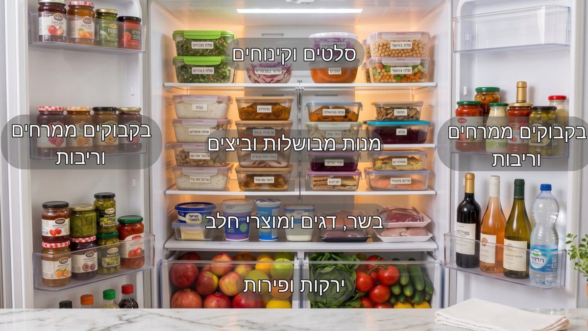 סידור מקרר לחג