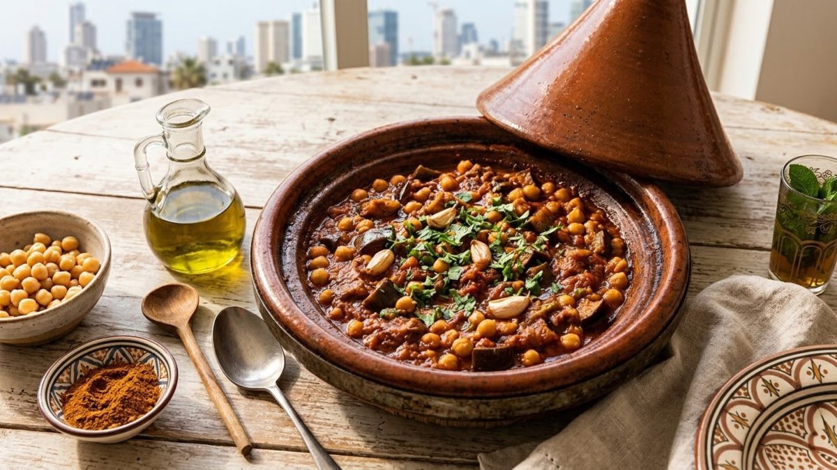 חצילים בסגנון מרוקאי