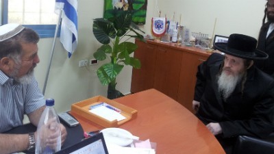 האדמו"ר משומרי אמונים בביקור בשומרון: "אין להיכנס למשא ומתן עם הפלסטינים"