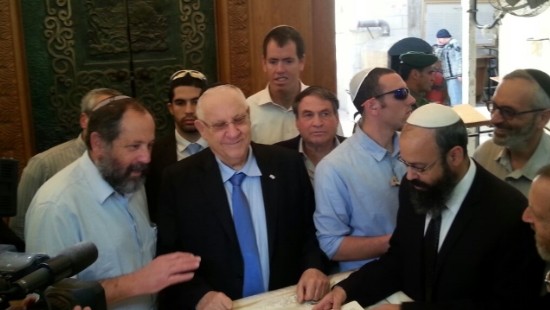 לראשונה יותר מעשור: נשיא המדינה הגיע לביקור בחברון