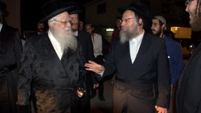 האדמו"ר משאץ ביקר ביישוב שבי שומרון