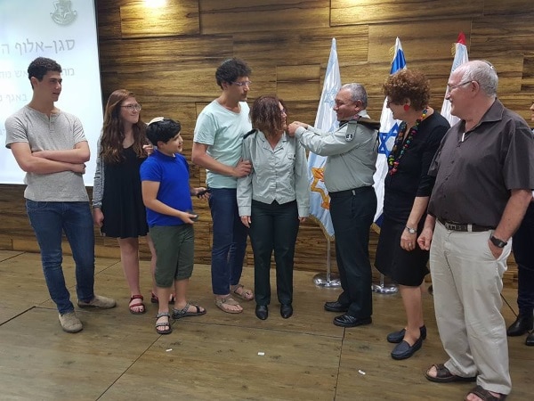 קבלת דרגת אלוף משנה לד"ר הדס מינקה-ברנד